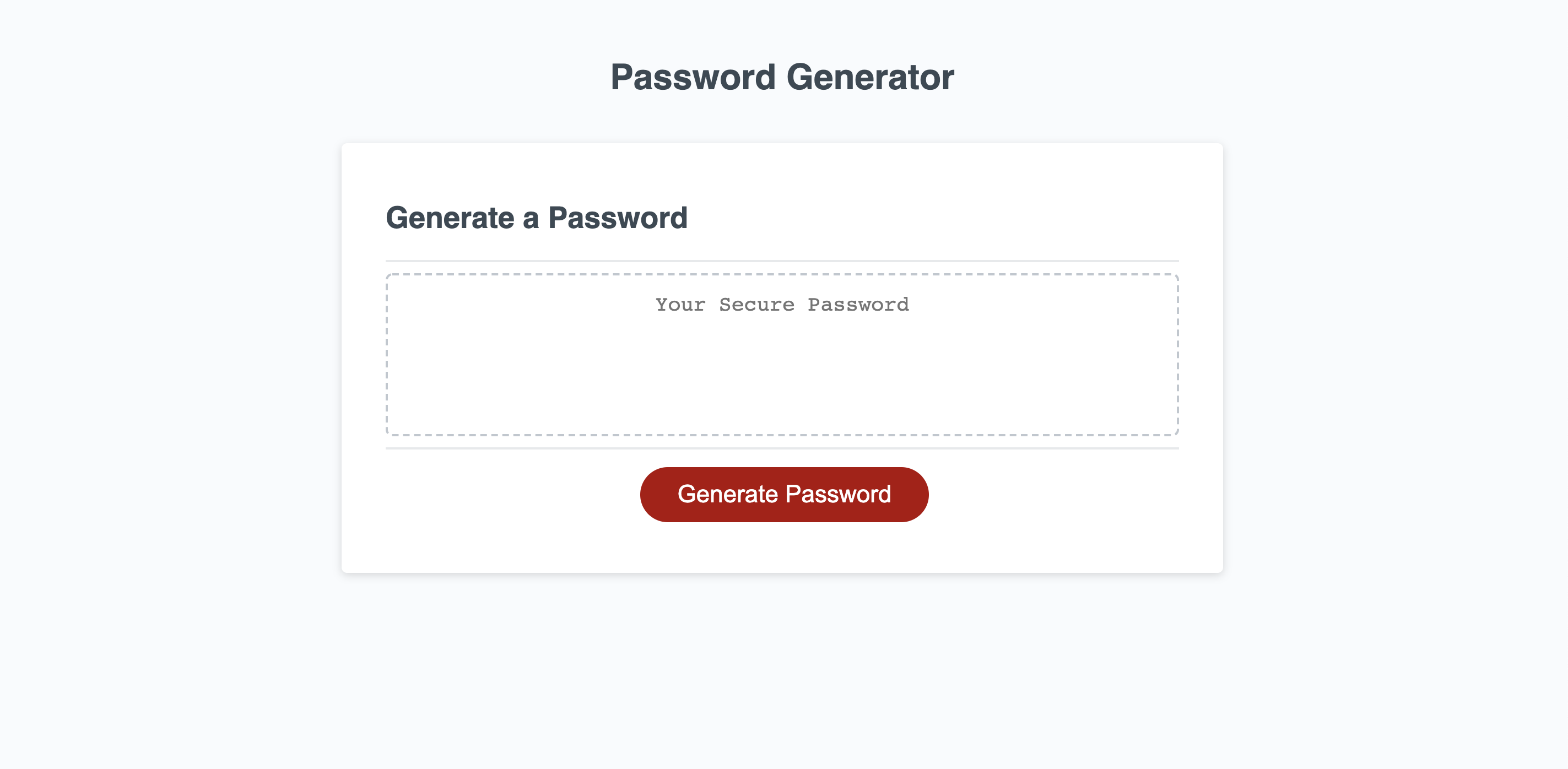 password generator
